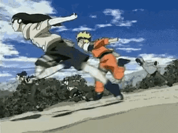 Naruto running